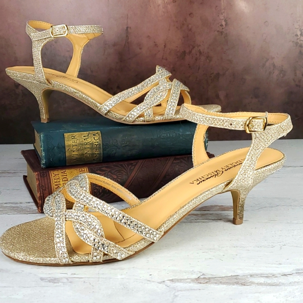 Badgley Mischka American Glamour | Glam Rhinestone Wedding Black Tie Heels